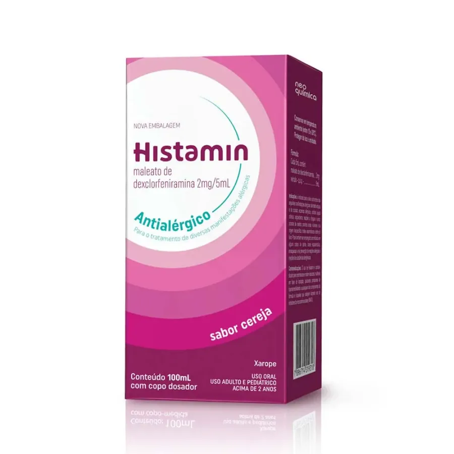 Histamin 2mg/ 5ml Neo Química 100ml