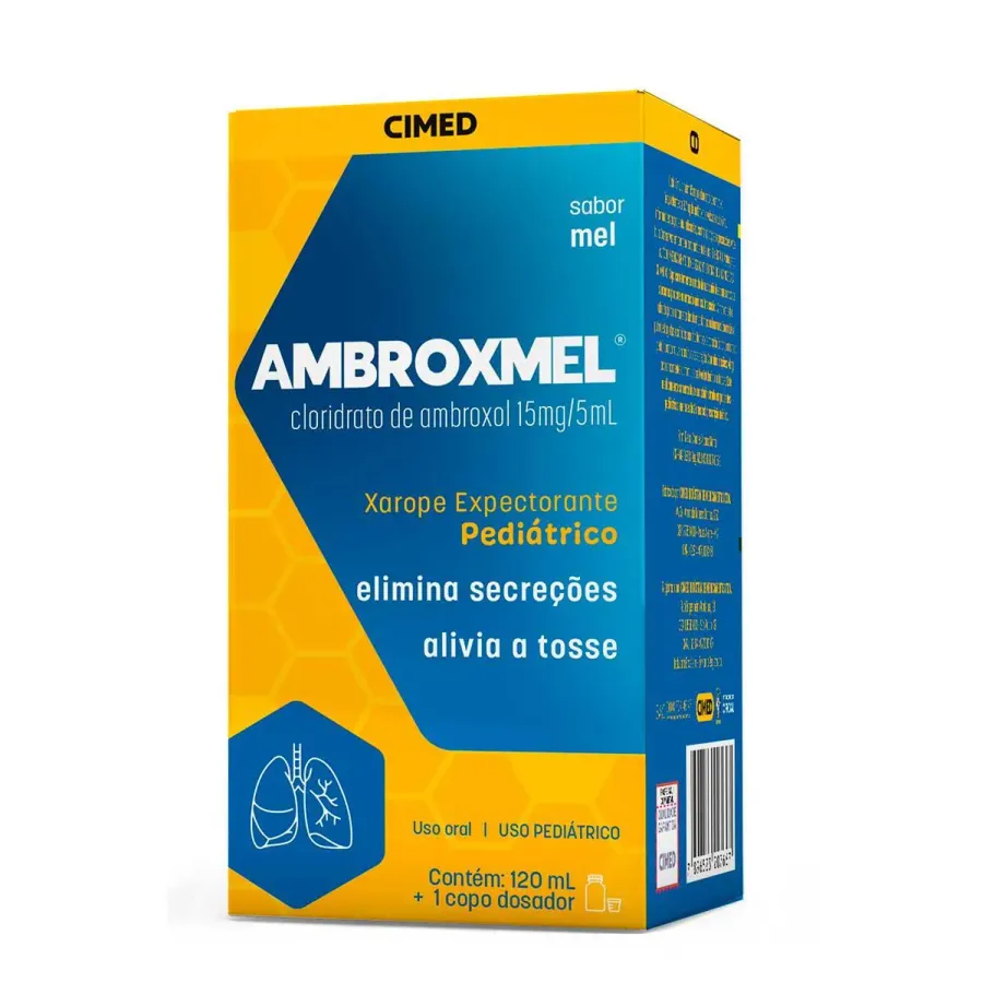 Ambroxmel 30mg/5ml Cimed 120ml Xarope - Expectorante