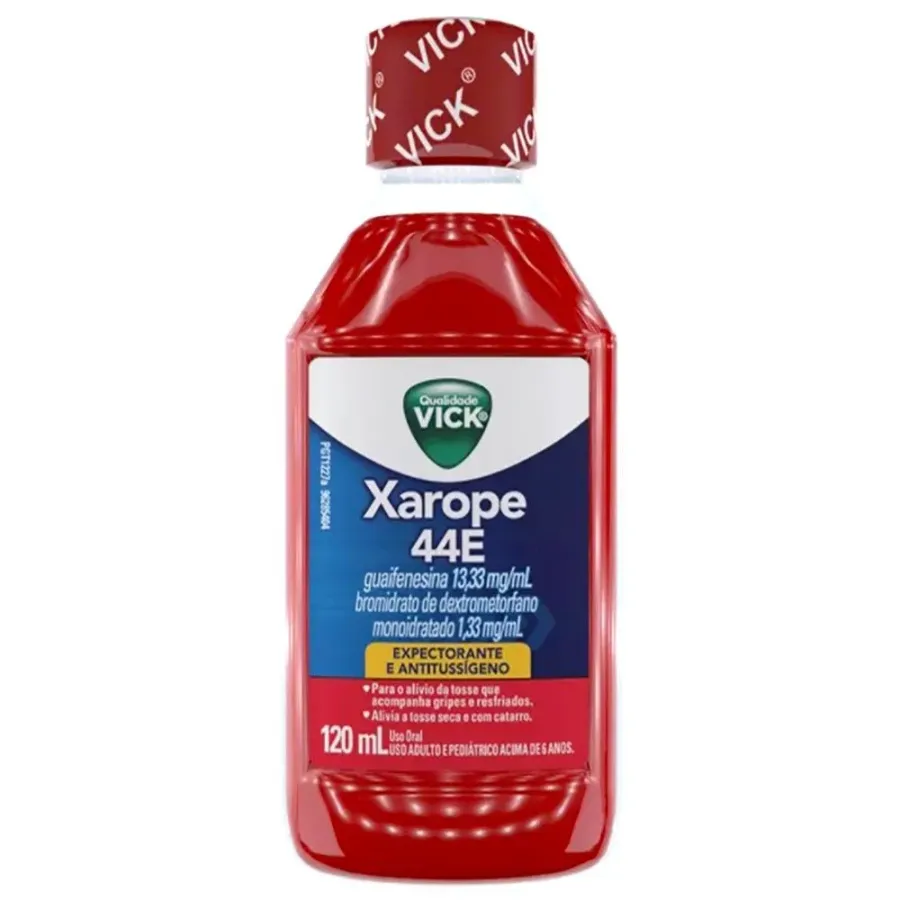 Xarope para Tosse Vick 44e 120ml para Tosse e Catarro