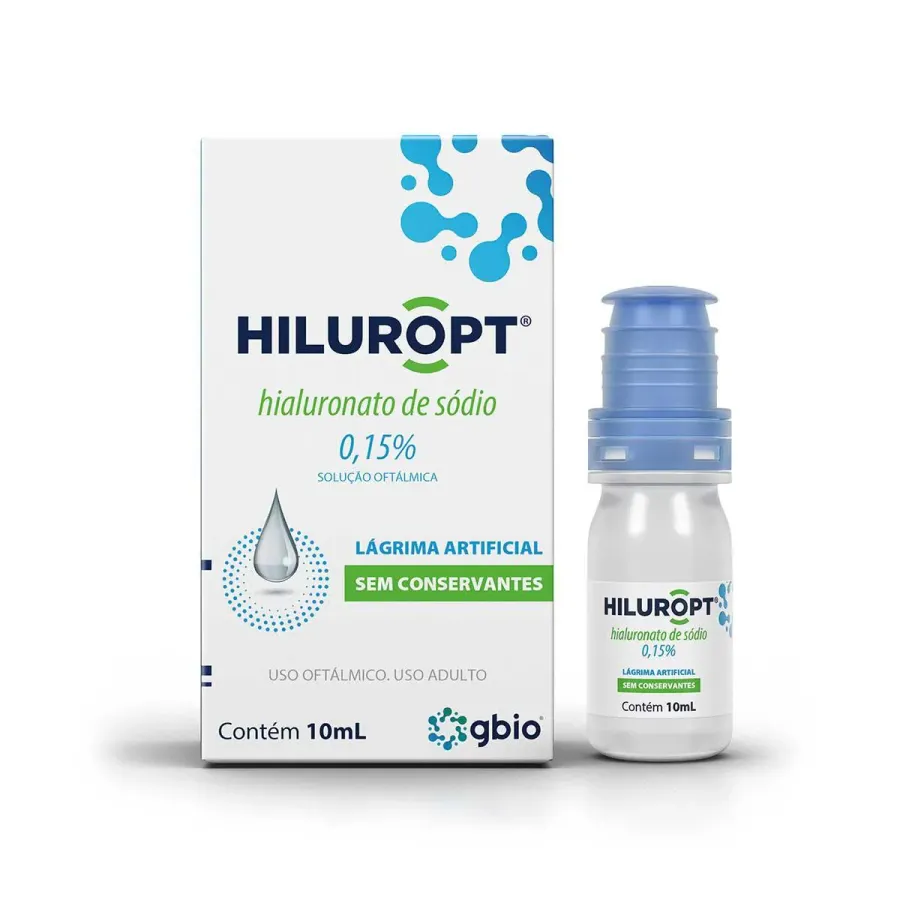 Hiluropt 0,15% Gbio Solução Oftálmica 10ml