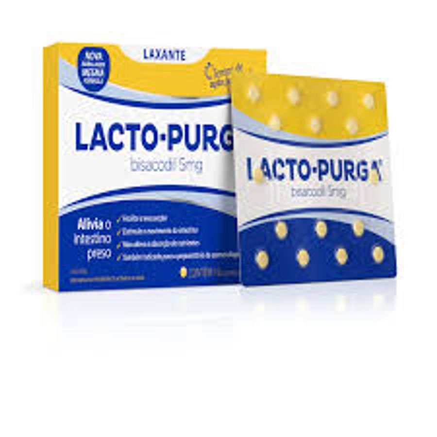 Laxante Fitoterápico Lacto-Purga Caixa 16 Comprimidos