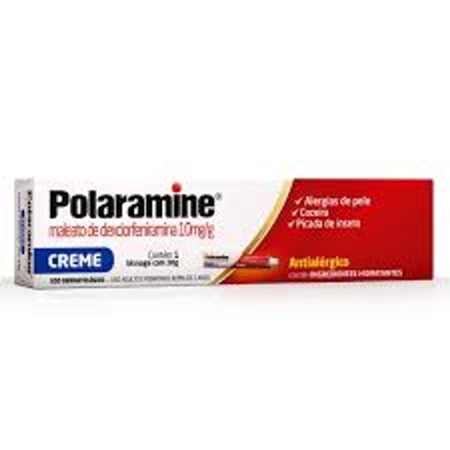 Antialérgico Polaramine Creme 10mg/G Bisnaga 30g