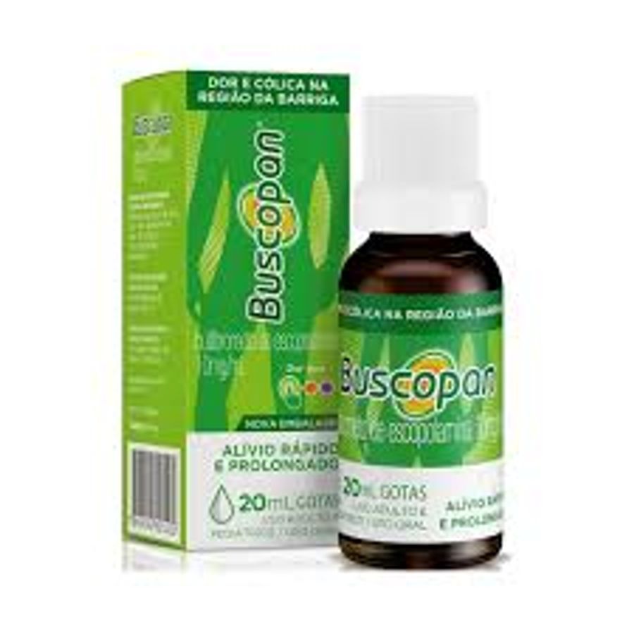 Analgésico Buscopan Butilbrometo de Escopolamina 10mg/ml Gotas 20ml