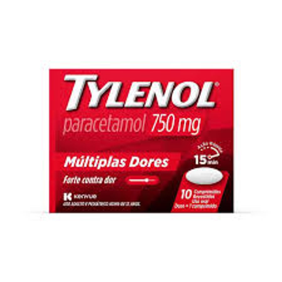 TYLENOL 750MG C/10COMPRIMIDOS