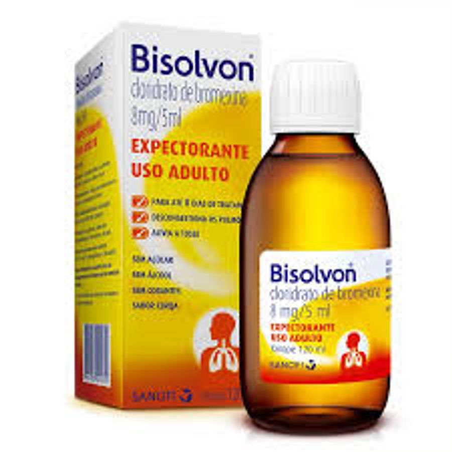 Expectorante Bisolvon Adulto 8mg/5ml 120ml Xarope