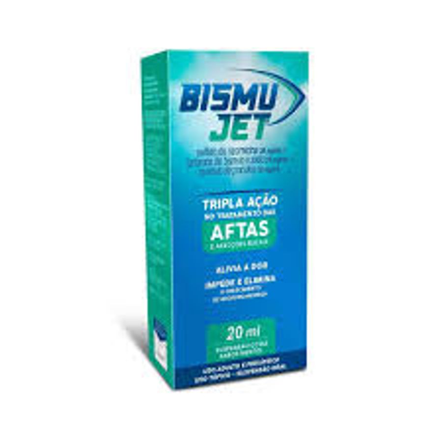 Anti-Inflamatório e Anestésico para Aftas Bismu-Jet 20ml