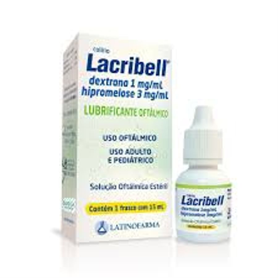Lacribell 1mg/ml + 3mg/ml Solução Oftálmica Estéril 15ml