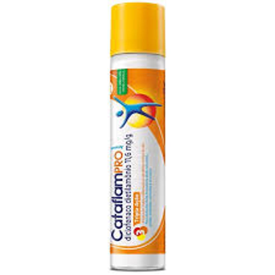Cataflam Pro Aerossol Anti-Inflamatório e Dor Muscular Diclofenaco Dietilamônio 11,6mg/G Spray 85ml