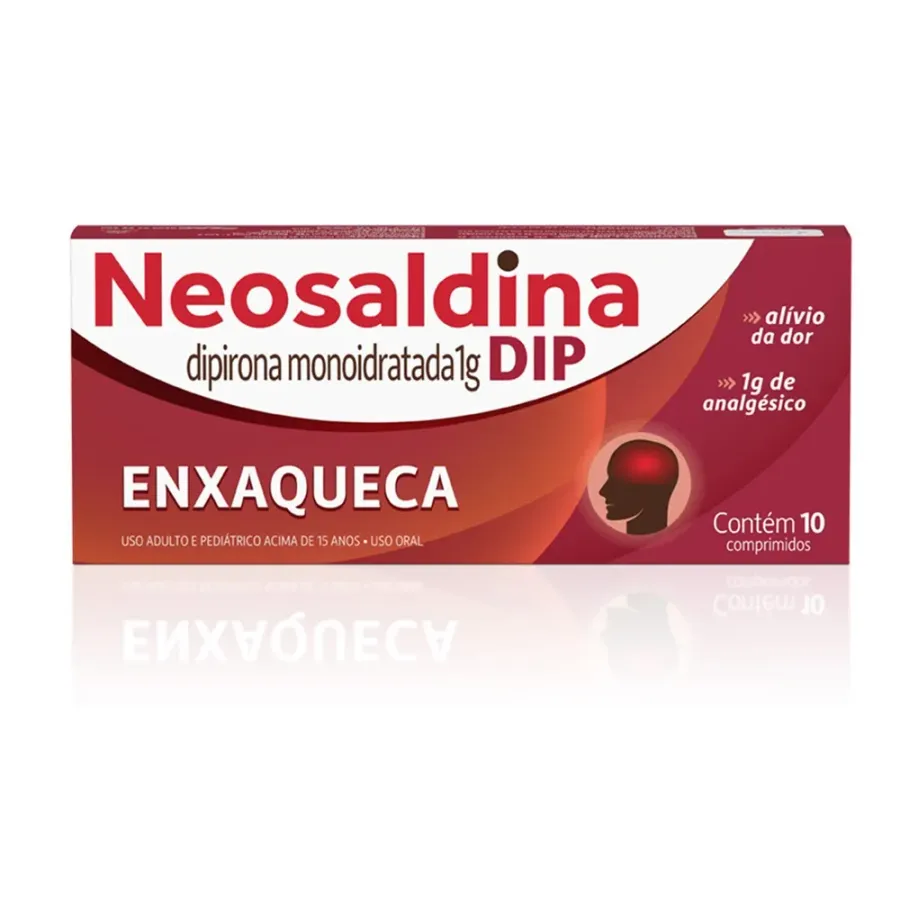 Analgésico Neosaldina Dip 1g Dipirona 10 Comprimidos
