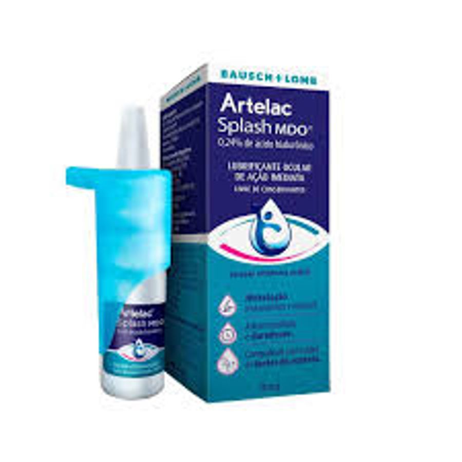 Artelac Splash Mdo 0,24% Bausch Lomb 10ml Solução Oftálmica Estéril