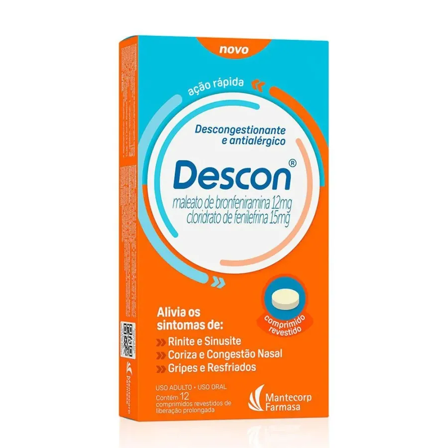 DESCON 12/15MG 12CPR REV