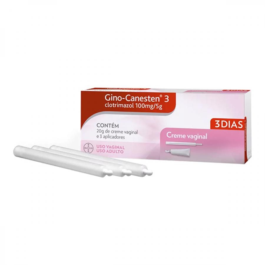 Tratamento da Candidíase Gino-Canesten 3 Dias 20g Creme Vaginal