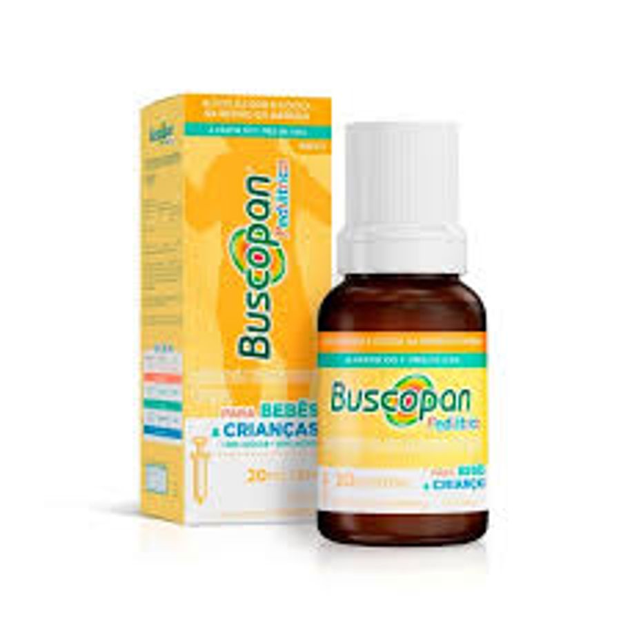 Analgésico Buscopan Pediátrico Butilbrometo de Escopolamina 10mg/ml Gotas 20ml