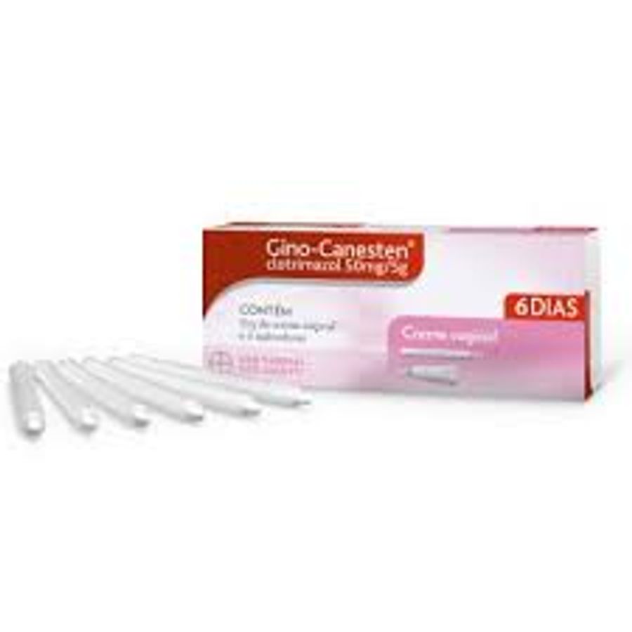 Tratamento da Candidíase Gino-Caneste 6 Dias 35g Creme Vaginal