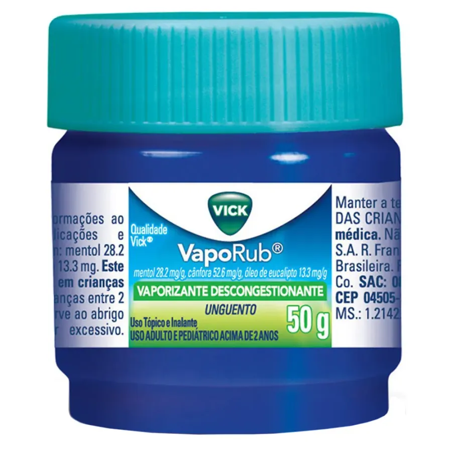 Descongestionante Vick Vaporub Unguento 50g