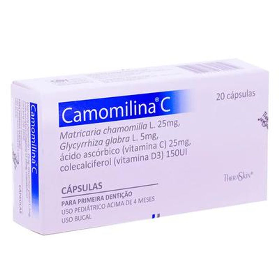 Camomilina C Theraskin 20 Cápsulas - Alívio da Dentição