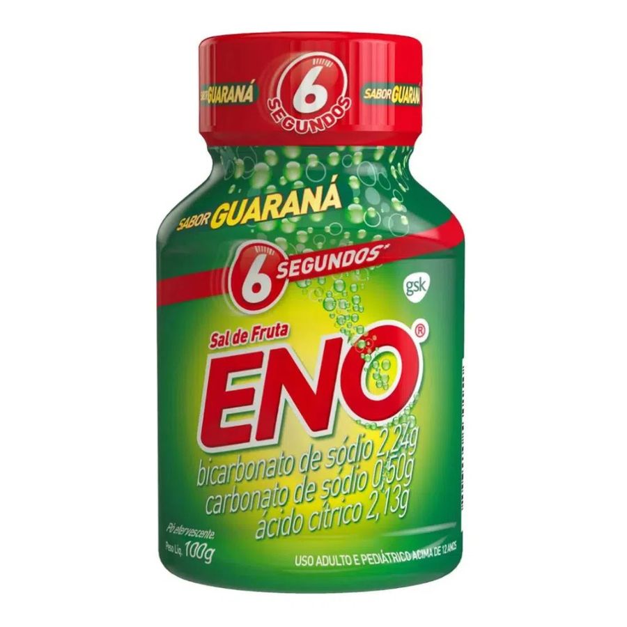 Antiácido Sal de Fruta Eno Guaraná 100g