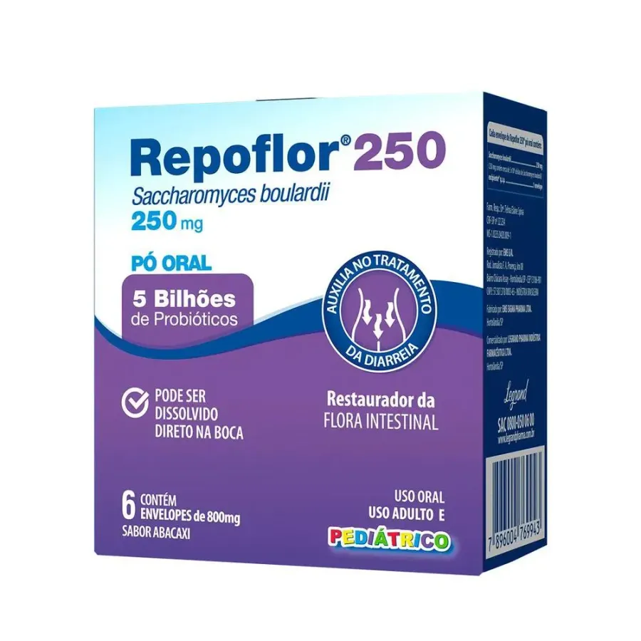 REPOFLOR 250MG 6SACHES