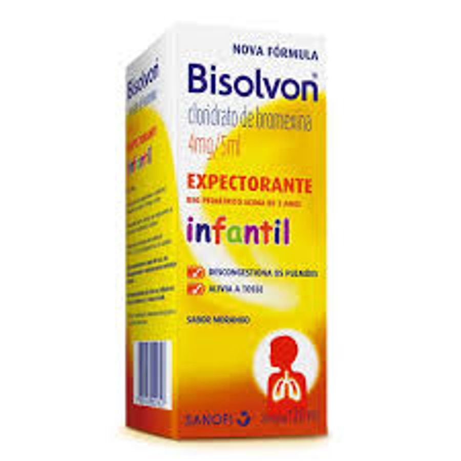 Expectorante Infantil Bisolvon Pediátrico 4mg/5ml 120ml Xarope
