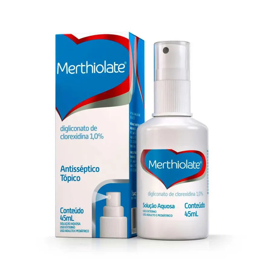 Antisséptico Tópico Merthiolate Incolor Spray 45ml