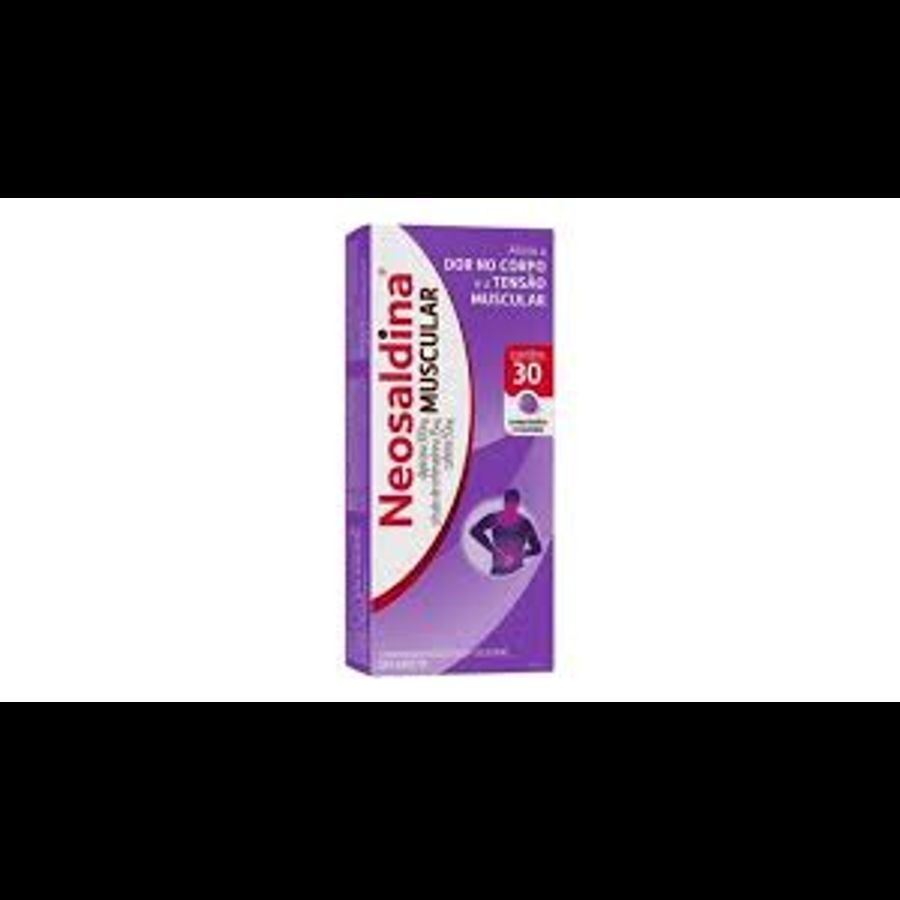 Analgésico e Relaxante Muscular Neosaldina Muscular 300mg 30 Comprimidos Revestidos