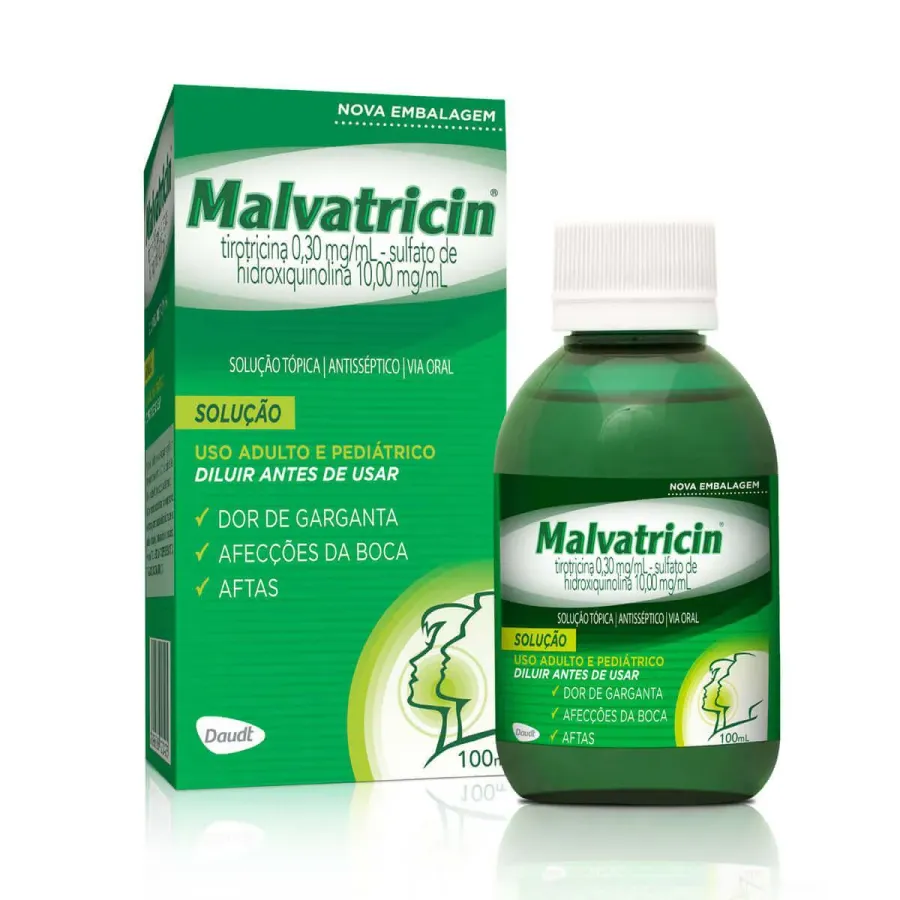 Enxaguante Bucal Malvatricin 100ml