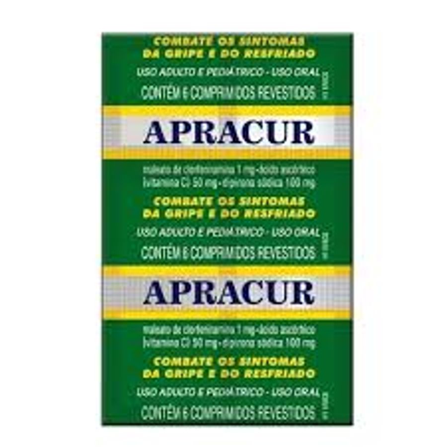 APRACUR C/6COMPRIMIDOS