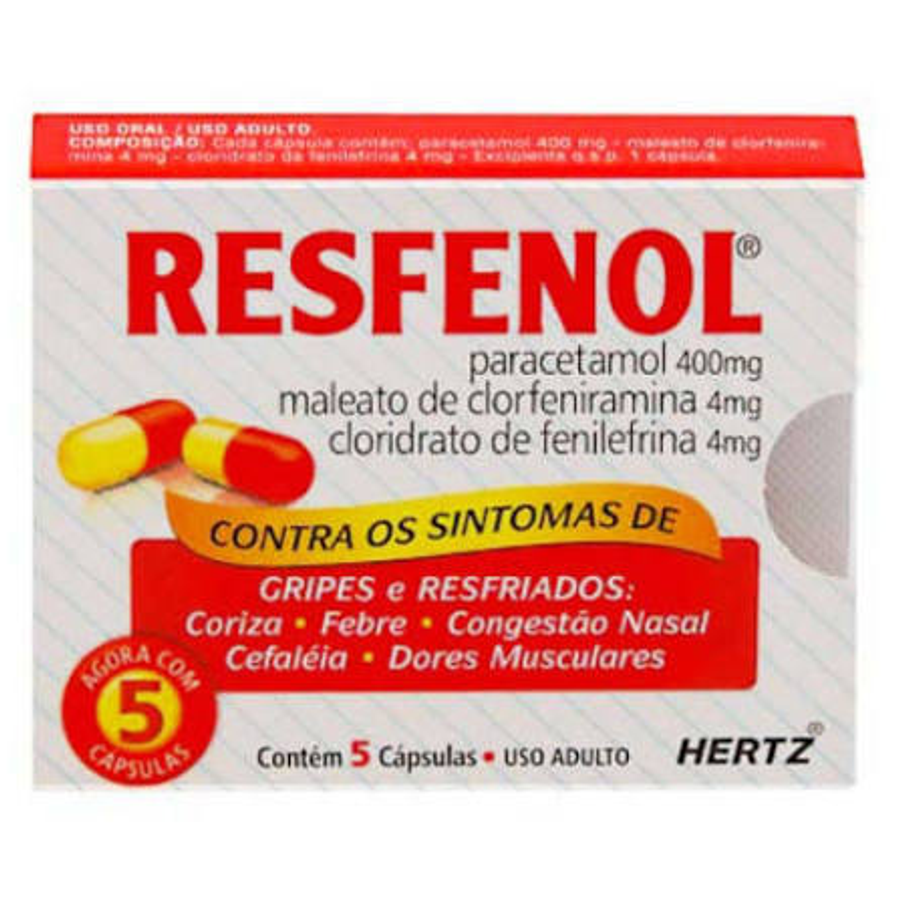 RESFENOL 5CPS CARTELA