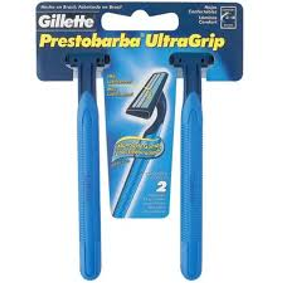 APARELHO BARBEAR GILLETTE ULTRAGRIP CABEÇA FIXA C/2UND