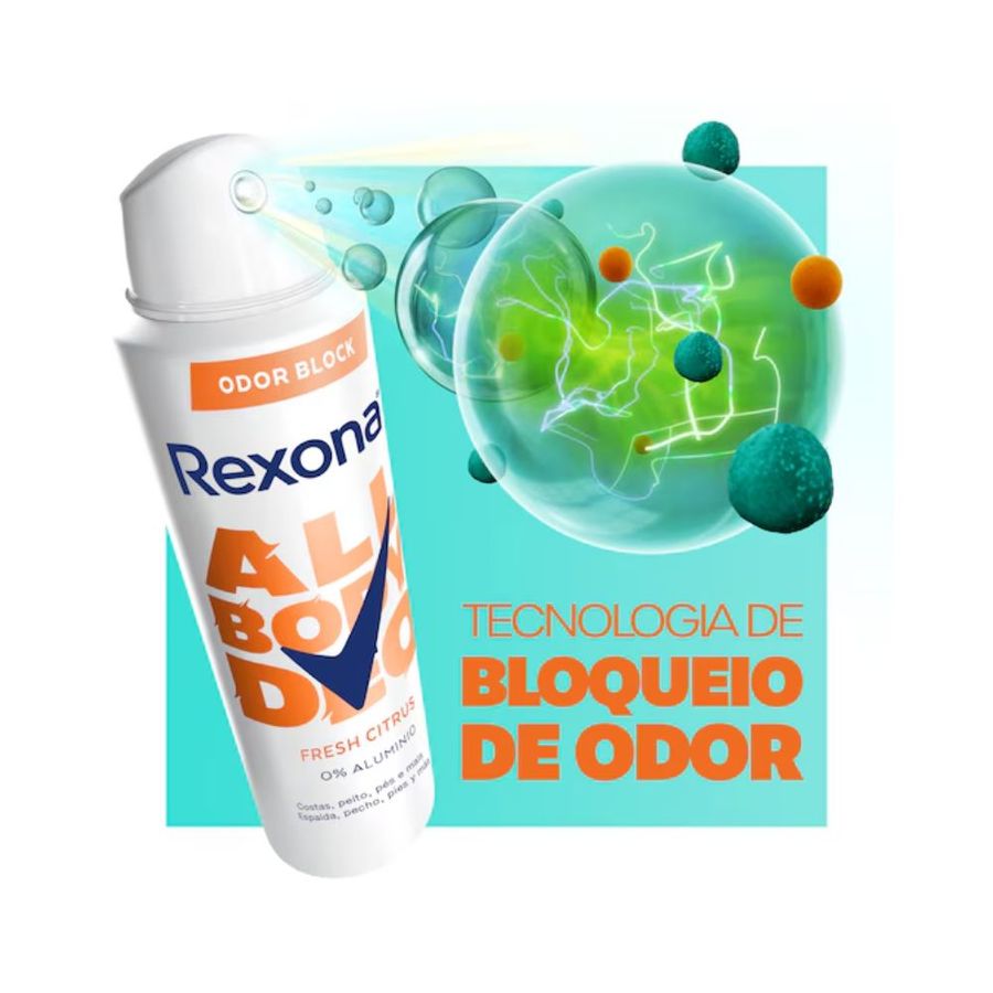DES CORPORAL AERO REXONA ALL BODY DEO FRESH CITRUS 150ML