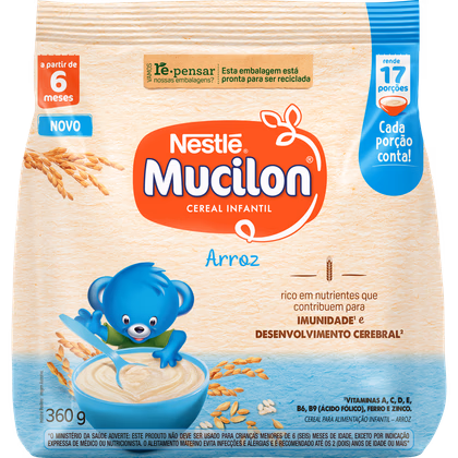 Cereal Infantil Mucilon Arroz 360g
