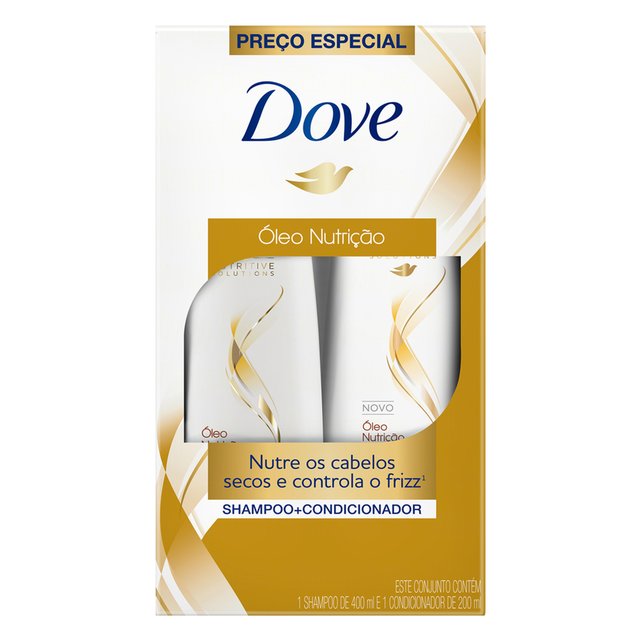 KIT DOVE SH400ML + COND200ML OLEO NUTRIÇAO