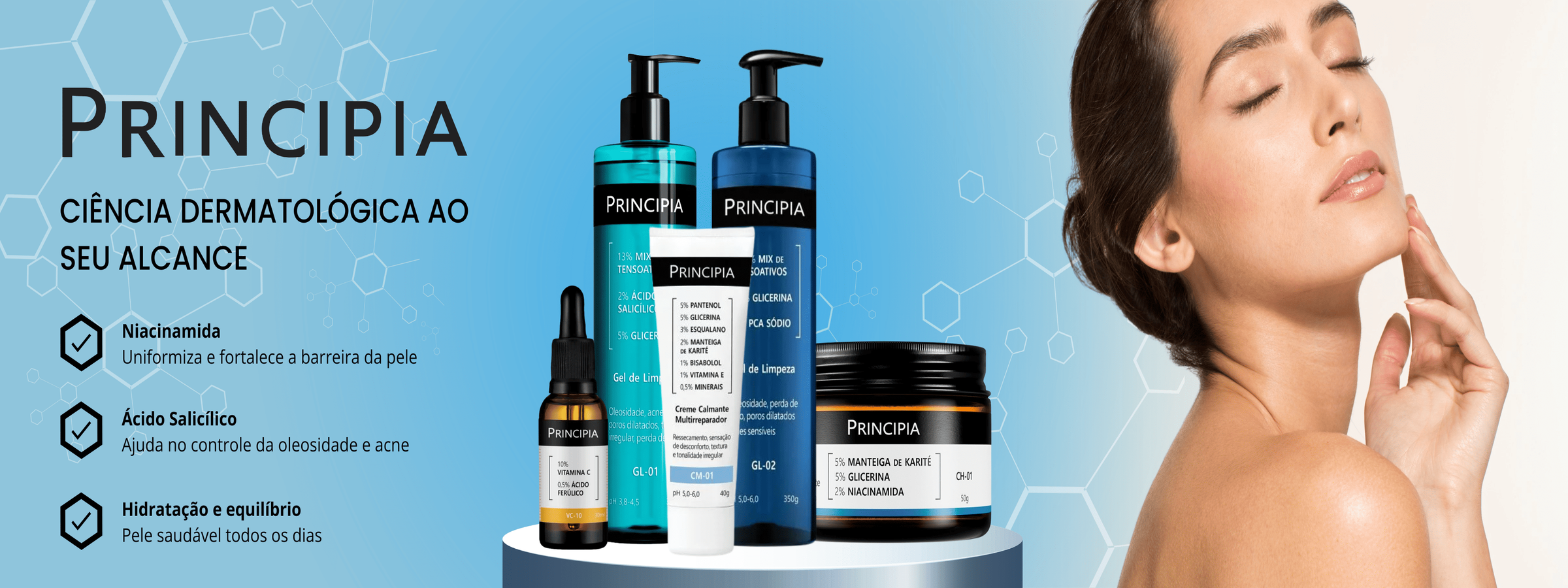 Skincare Principia: fórmulas com ativos e resultados reais