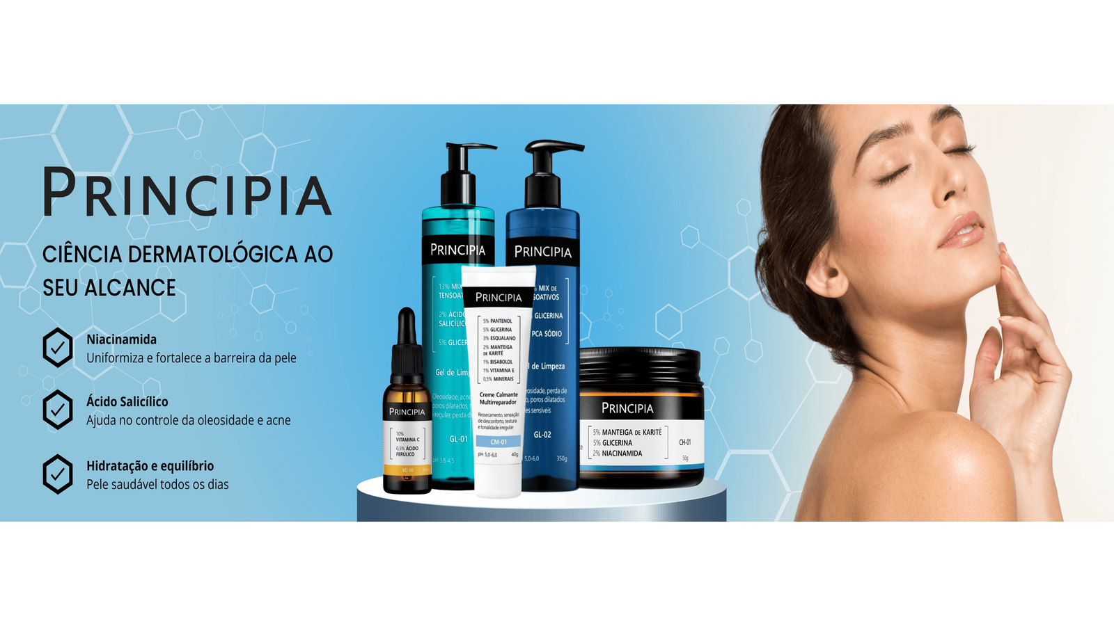 Skincare Principia: fórmulas com ativos e resultados reais