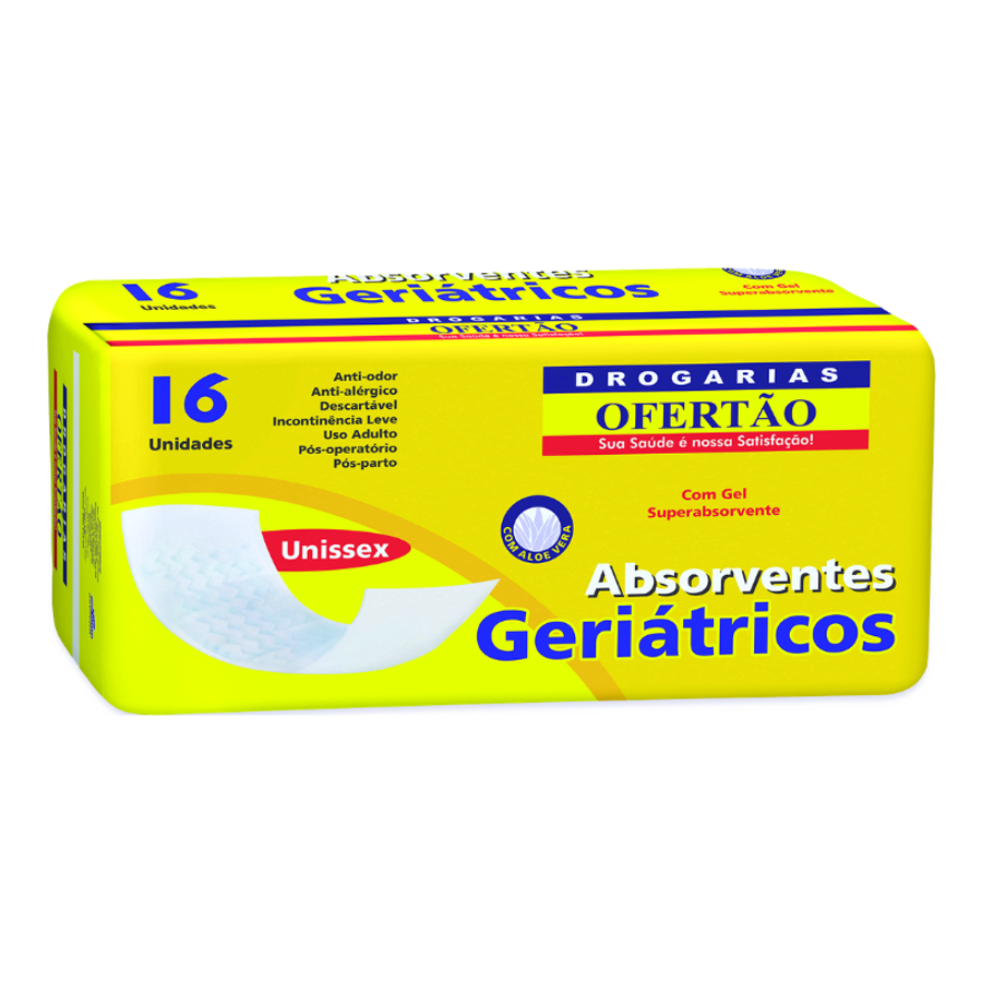 Absorvente Geriatrico Ofertao 16 Unidades