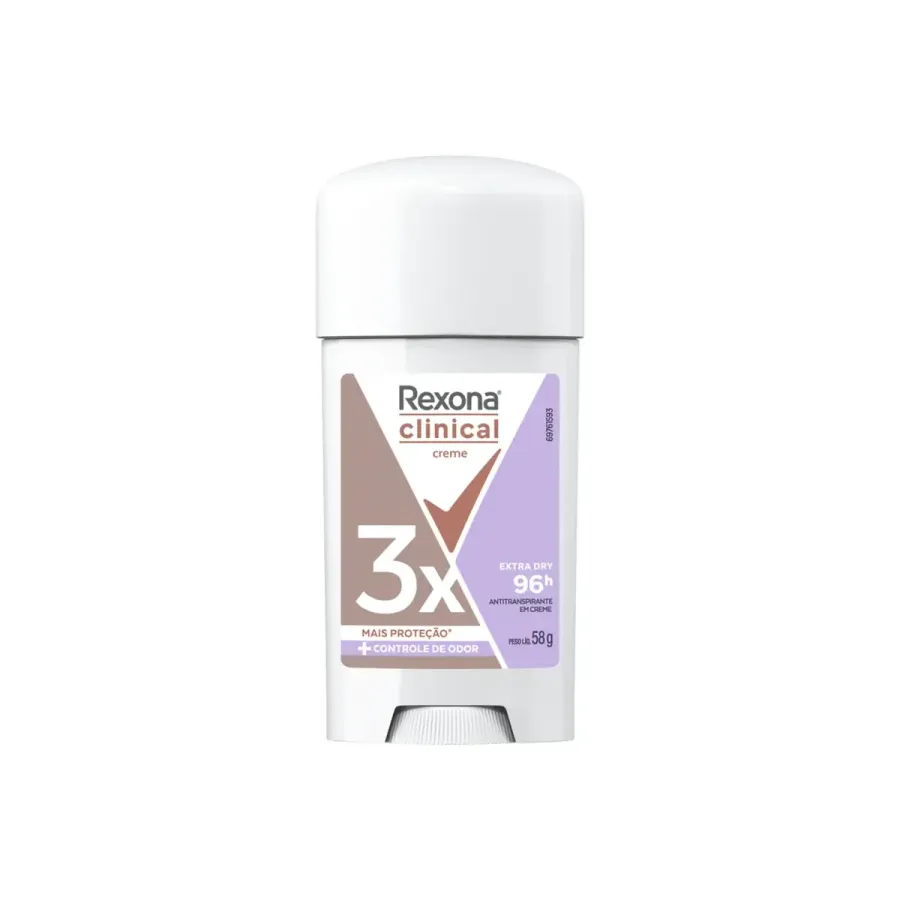Desodorante Rexona Stick Clinical 58g Fem Ex Dry