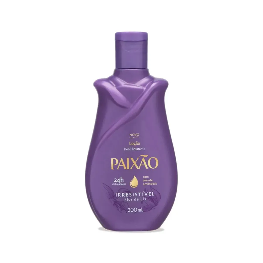 Loção Hidratante Corporal Paixão Irresistível Flor de Lis 200 ml