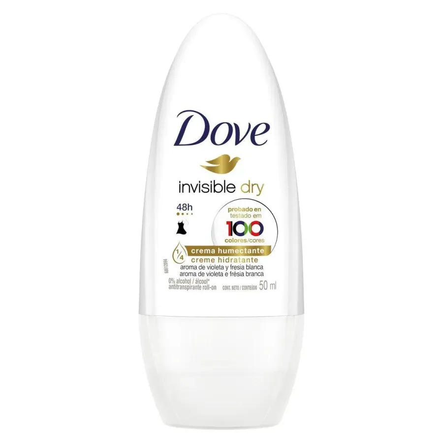 Desodorante Dove Roll-On 50ml Invisible Dry