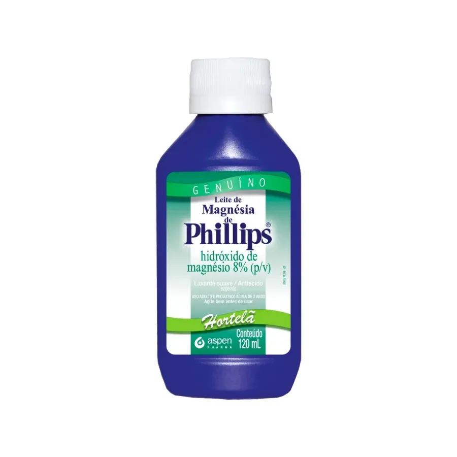 Leite Magnesia 120ml Hortela