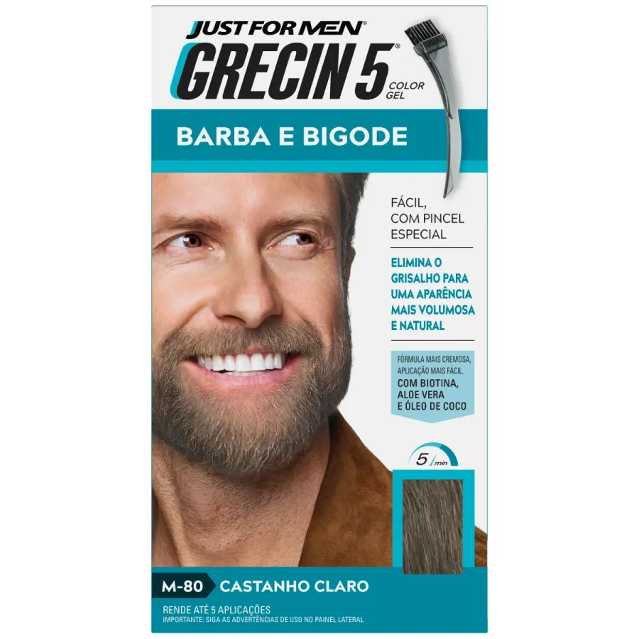 TIN GRECIN 5 BARBA E BIGODE CAST CLARO