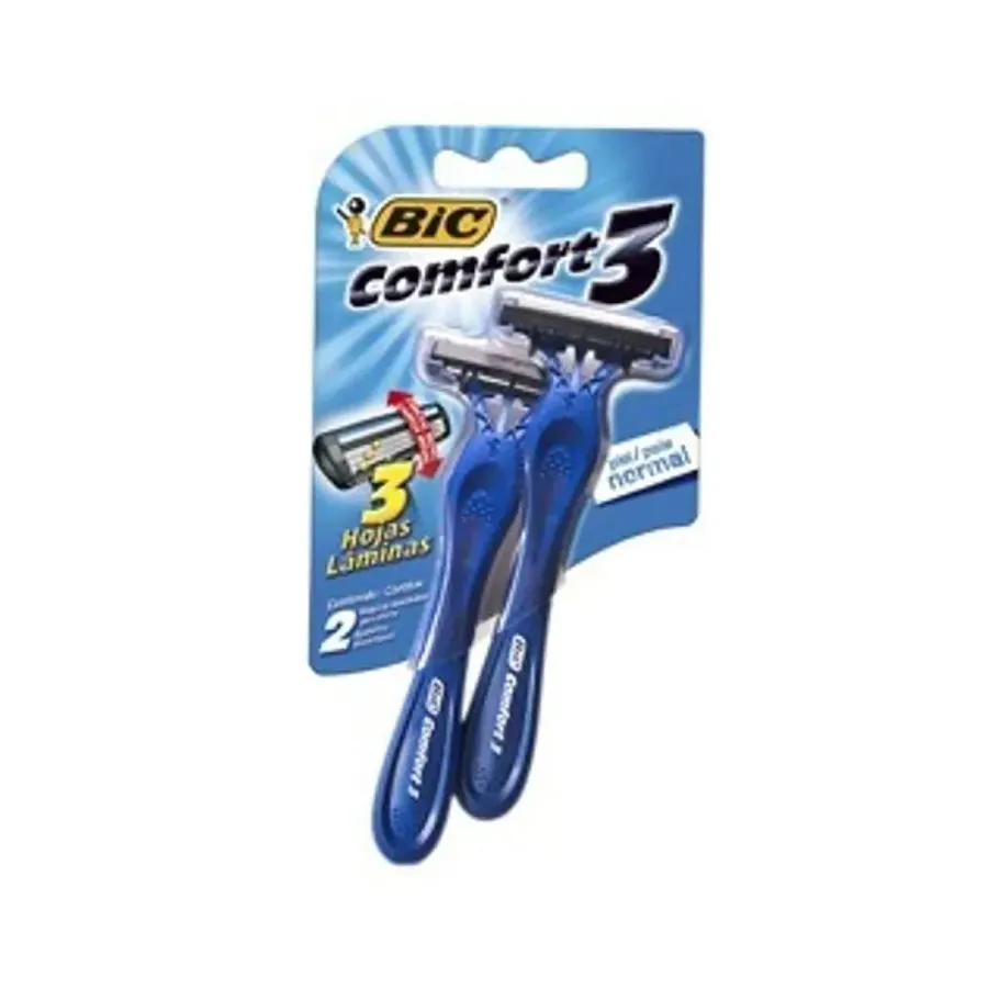 APARELHO BARBEAR BIC COMFORT 2 TWIN NORMAL C/2UND