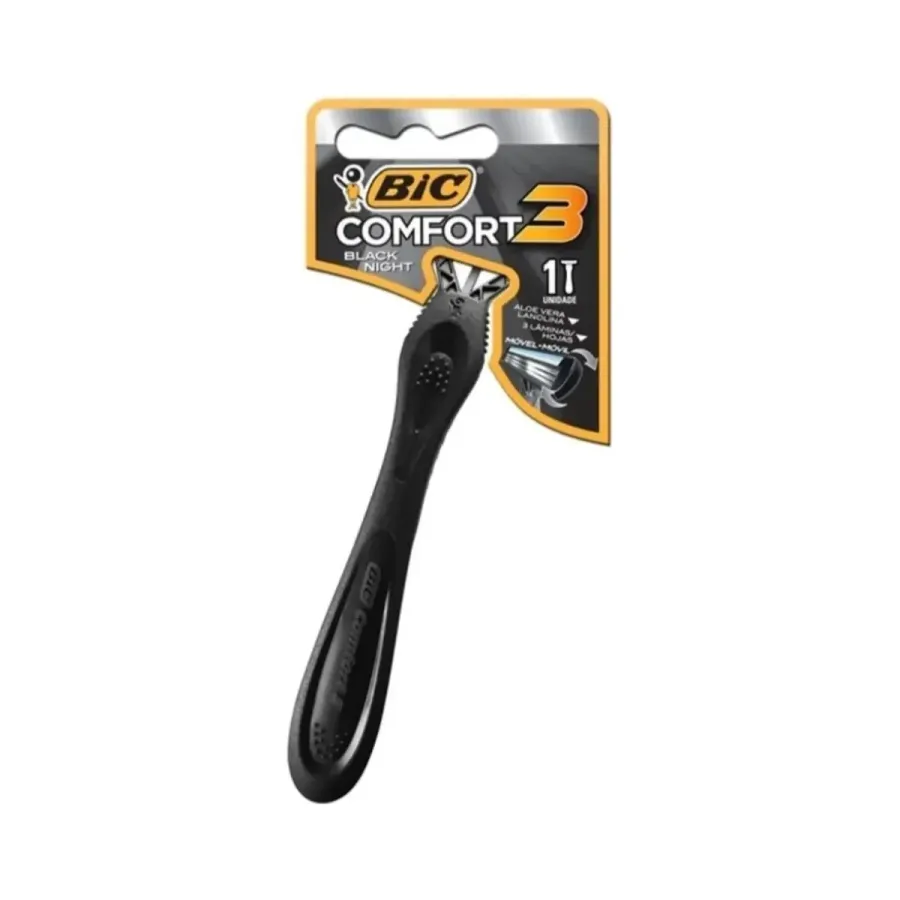 Aparelho BIC Confort 3 Black Night 1 Unidade
