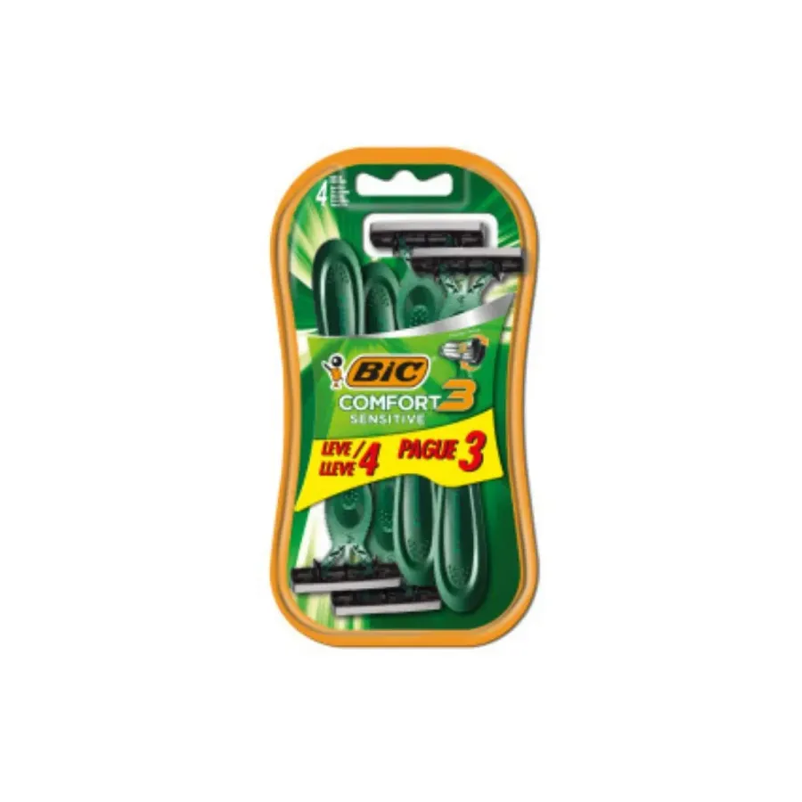 Aparelho BIC Comfort 3 Sensivel L4p3