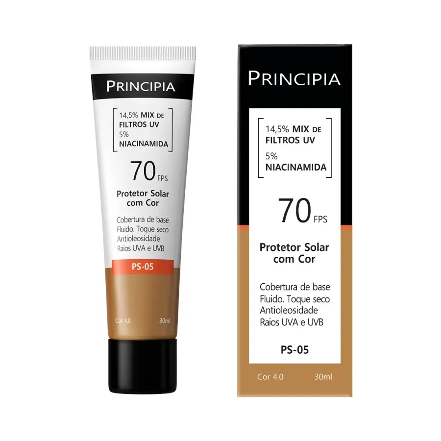 PROTETOR SOLAR PRINCIPIA FPS70 COR 4.0 30ML
