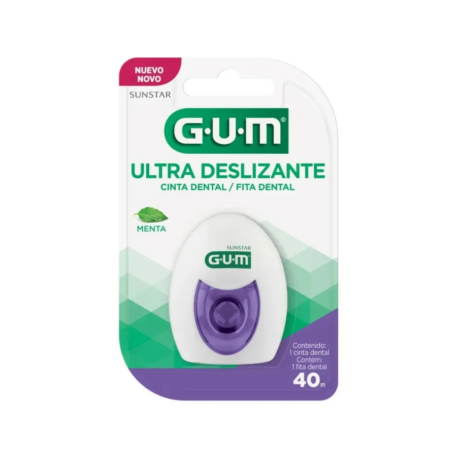 Fita Dental Ultra Deslizante Gum Menta 40m
