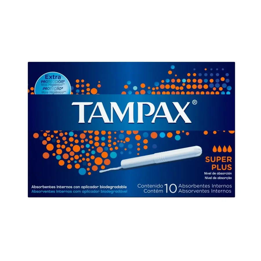 Absorvente Interno Tampax Super Plus 10 Unidades