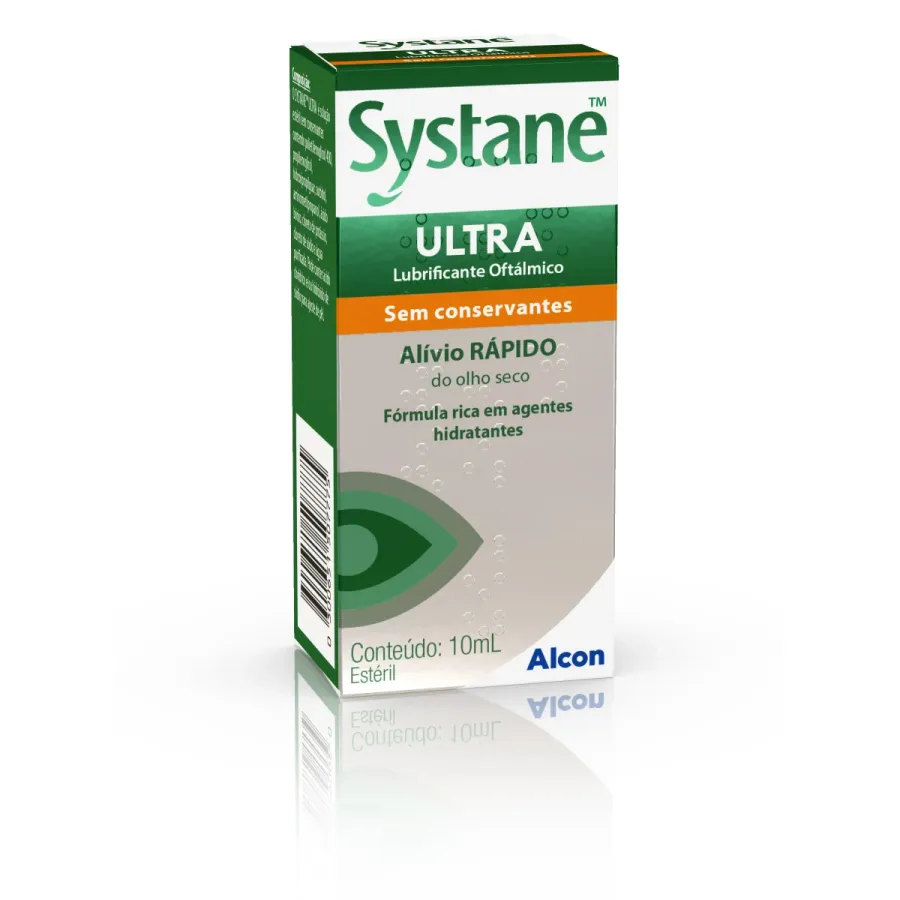 Systane Ultra Alcon Lubrificante Oftálmico Sem Conservante 10ml