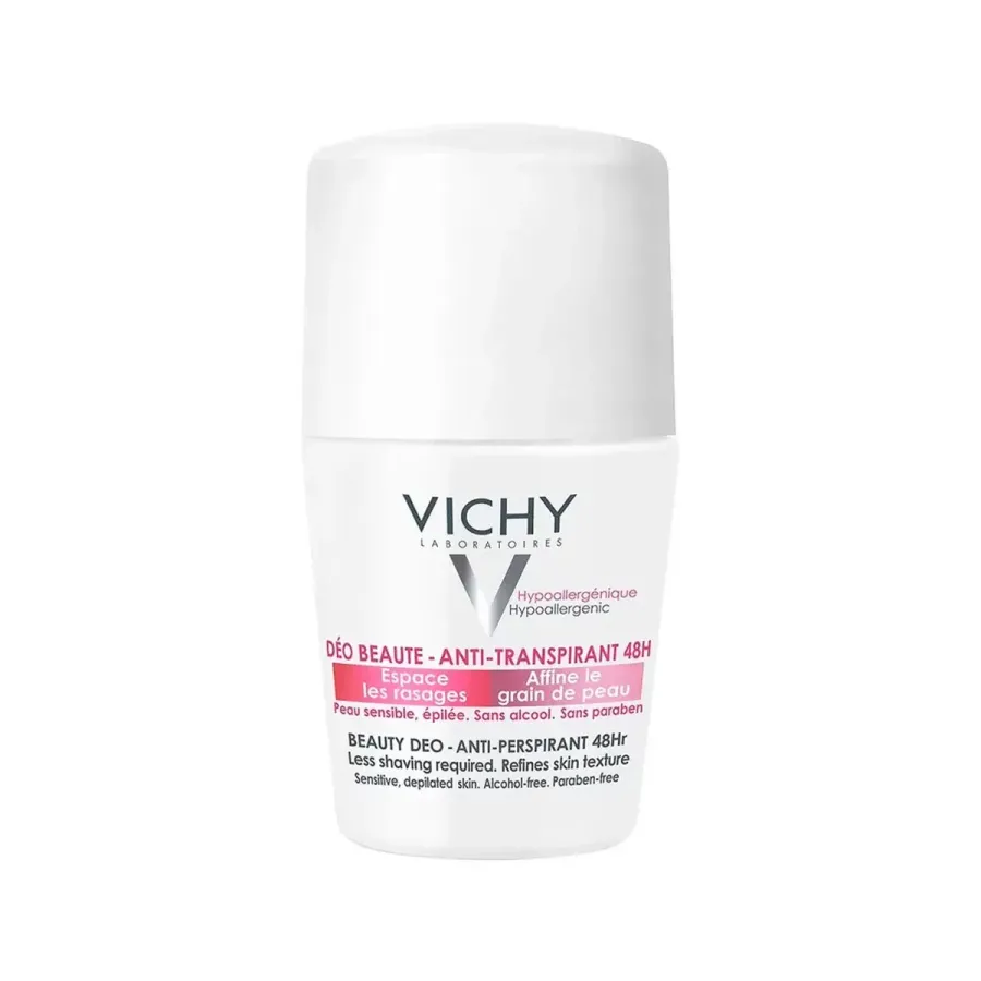 Desodorante Roll-On Vichy Antitranspirante Ideal Finish 50ml