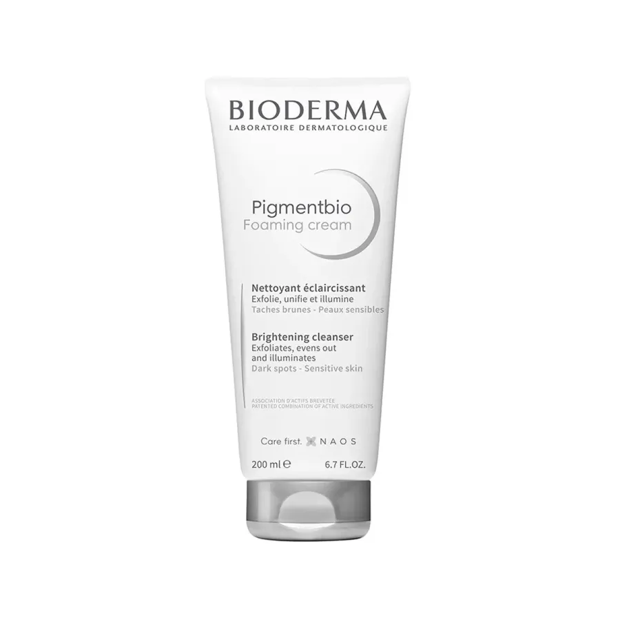 Esfoliante Clareador Bioderma Pigmentbio Foaming Cream Corpo e Rosto 200ml