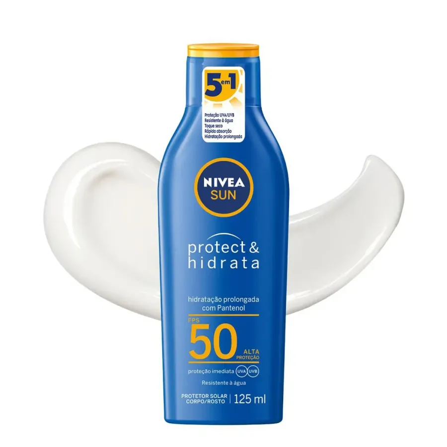 Protetor Solar Nivea Sun Protect & Hidrata FPS50 125ml